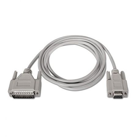 Nanocable Cable Serie Modem DB9 Hembra a DB25 Macho 1.80 Metros Beige Nanocable Cable Serie Modem DB9 Hembra a DB25 Macho 1.80 Metros Beige